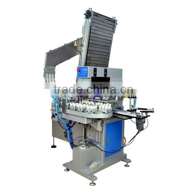 Precise Factory Provided Automatic 3 Color Plastic/metal/glass/PVC Bottle Caps Pad Printer photo-2
