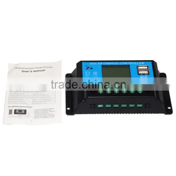 LCD Solar Charge Controller 12V/24V CMTD-2420A photo-5