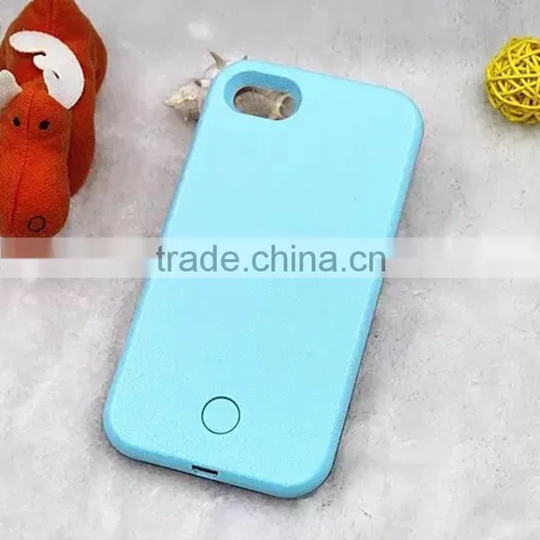 2016 Fashion Led Selfie Light Cover for Iphone 7 Case photo-3