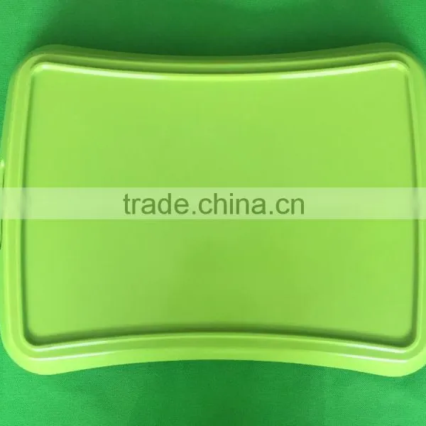 Wholesale High Quality Melamine Plastic Serving Tray With Handle photo-2