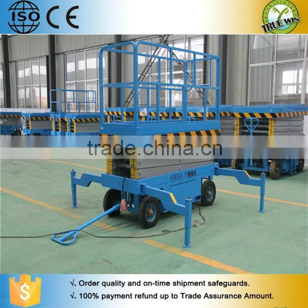 CHINA Manual Hydraulic Mobile Scissor Lift photo-3