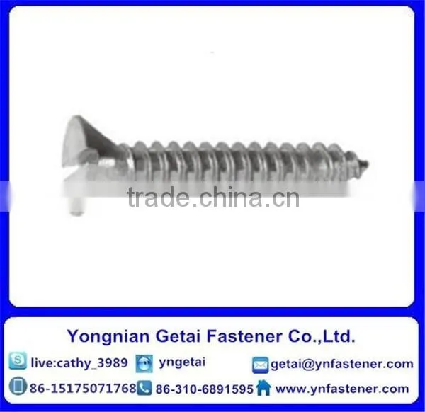 Self-Tapping Screws With Square Slot Pan Head / Square-recessed Oval Countersunk Head ,DIN933/931 H.D.G photo-5