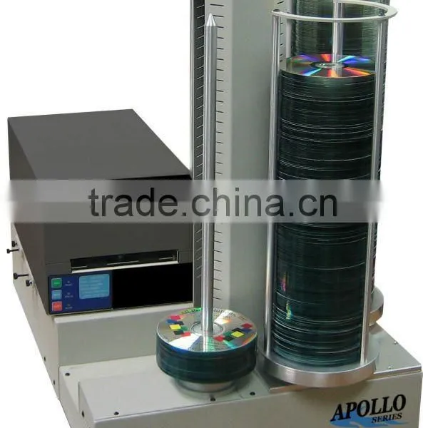 Automated CD DVD Blu-Ray Disc Printer Station w/ Black Thermal Printer