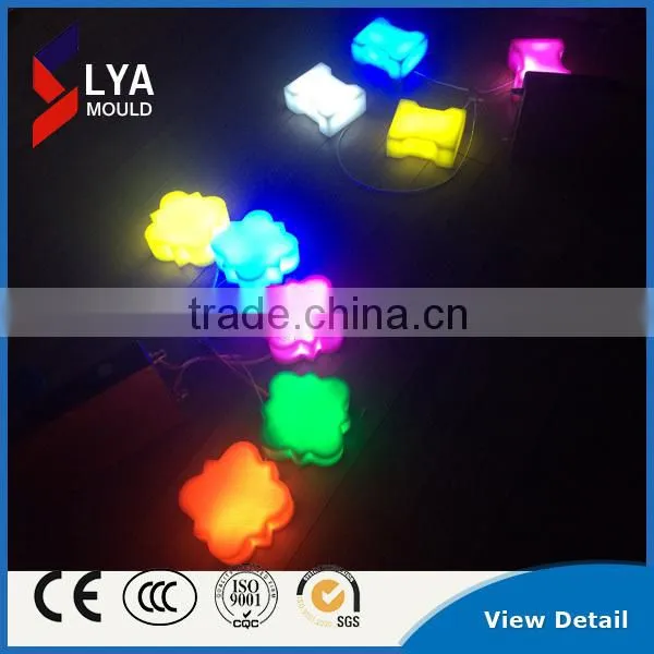 2016 New Design LED Decorative Garden Park Night Lights For Adults Nite Lite Switch Color Changing PE Palace Lantern Lamp Sizes photo-2