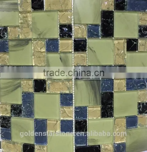 Broken Glass Mosaic Tile (crystal Glass ) photo-4