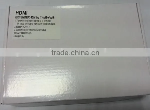 60m HDMI Over Lan Extender Cat5e/ Cat6 Full-HD HDMI Extender photo-6