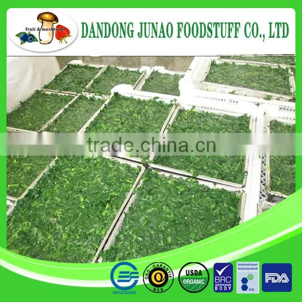 Wholesale New Crop Spinach Frozen Vegetables Factory