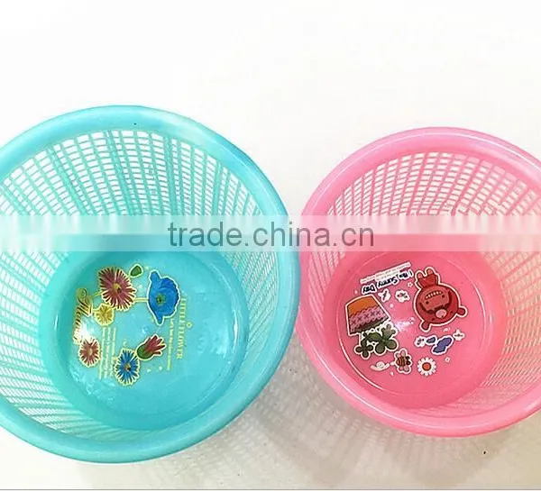 Durable Plastic Mesh 14L Waste Bins Perforated Plastic Trash Can photo-5