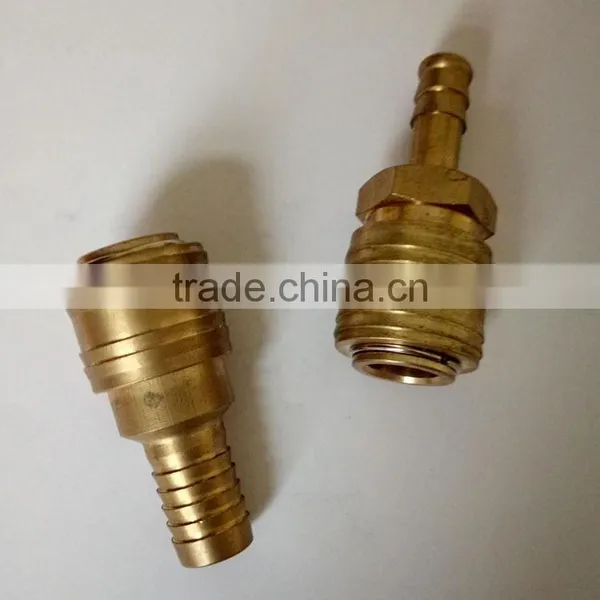 German Type Hose Barb Steel Needle Lock Coupler,garden Hose Brass Joint photo-2