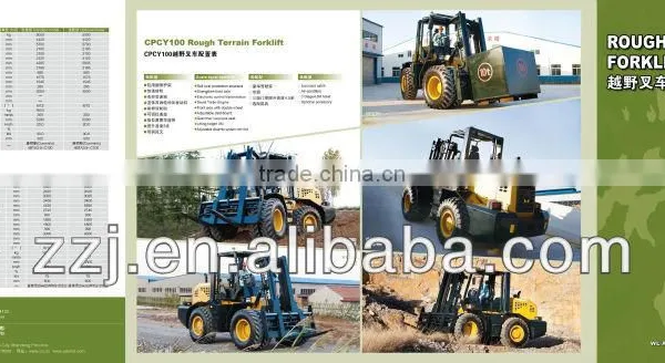 Tough Terrain Forklift,10tons Forklift With CE photo-5
