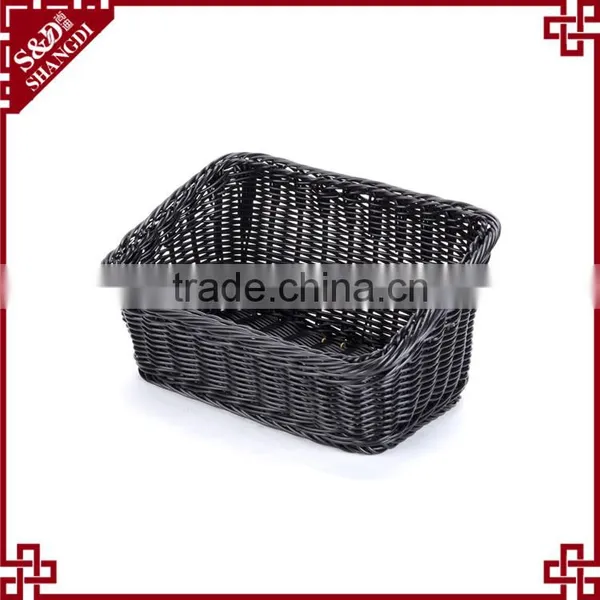 Food Grade Home or Market Metal & Rattan Craft Bread Fruit Vegetable Display Rack photo-5