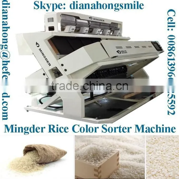 CCD Rice Color Sorter Machine, The Newest Mingder 320 Channels LED Rice Color Sorter photo-6