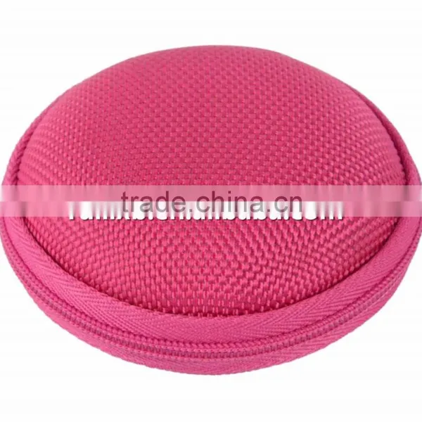 1680D Rose Red Hard EVA Shell Earphone Case Bag Eva Travel Carrying Case photo-2