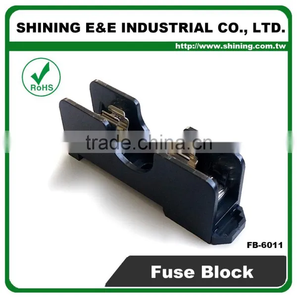FB-6011 For 6x30mm Glass Fuse Rail Mounted 600V 1 Pole 15A Fuse Block photo-3