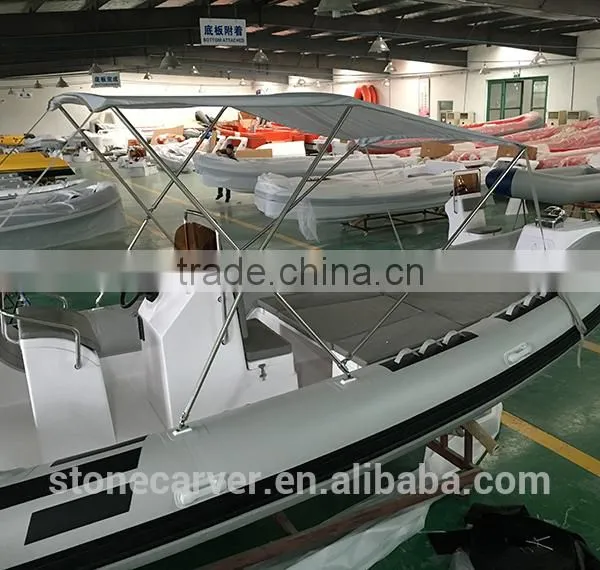 RILAXY High Speed Yacht Boat for Sale, Low Price 24' Luxury RIB Boat With Orca Hypalon Tube RIB 730, Mini Yacht Made in China photo-2