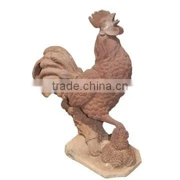 Cast Iron Vivid Rooster Statue Cock Statue photo-3