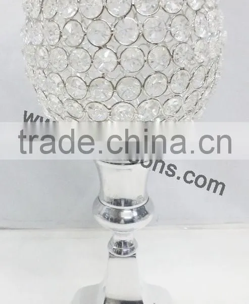2015 Excellent Crystal Beaded Votive Candle Stand photo-6