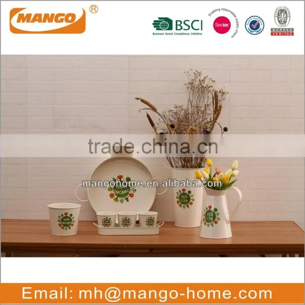 New Arrival Printing Garden Flower Pot Set photo-2