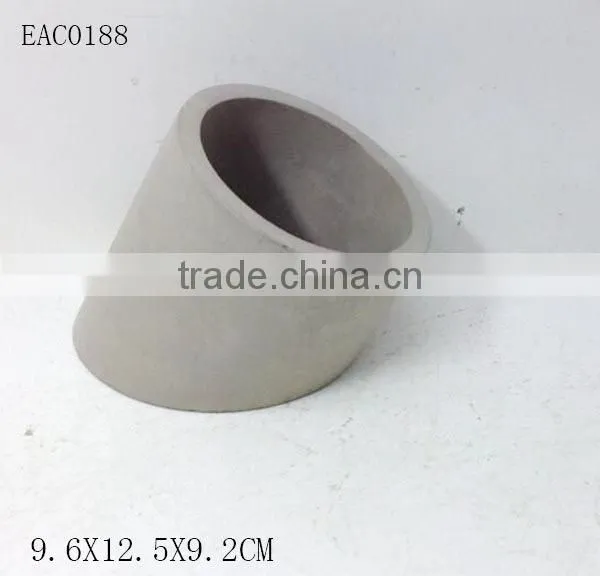 Low Price Small Indoor Concrete Flower Pot photo-2