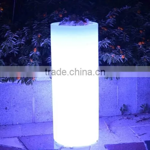 45'' High Illuminated Waterproof LED Rechargeable Li Battery Operated Light Up LED Flower Planter Pot With Remote Control photo-3