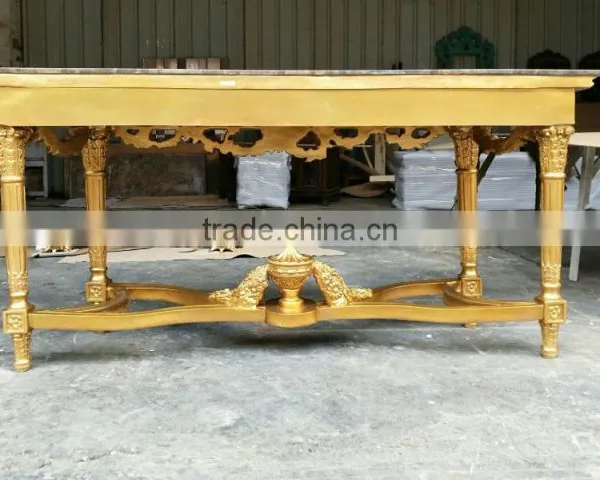 Made in China Foshan Factory Baroque Furniture Console Gold photo-5