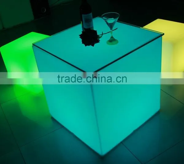 Modern Popular 16 Colors Changing Glowing Led Cube Tables photo-2