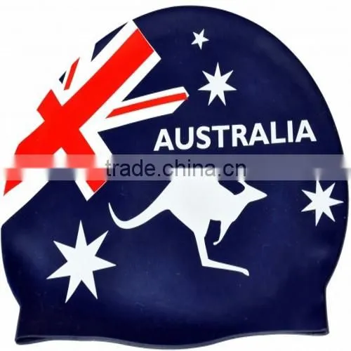 2014 World Cup Brazil National Flag Swim Cap Swimming Cap photo-4