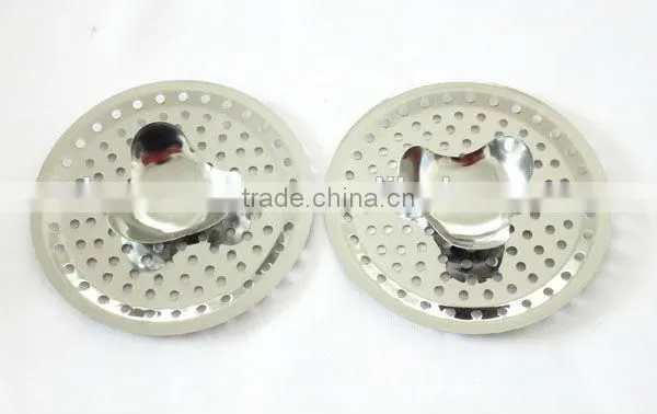 2 Pcs Stainless Steel Sink Strainer Set