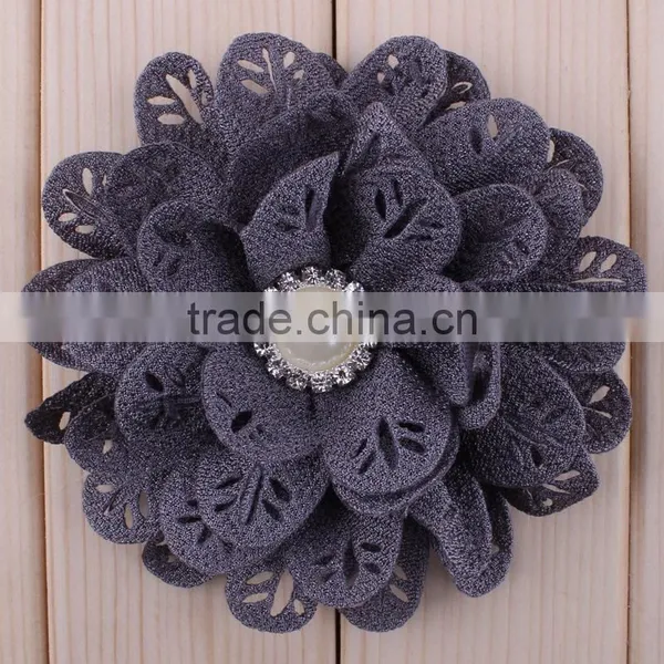 Hot Sale Fabric Flower Clip for Baby Girls photo-3