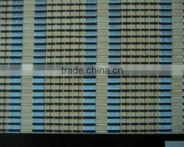 color thread bamboo blind