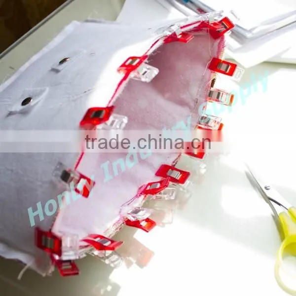 Patchwork Fabric 27mm Coloured Plastic Sewing Wonder Clamp photo-5