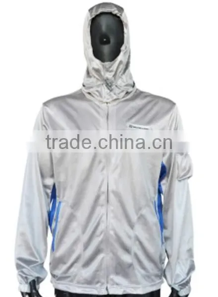 Outdoor Jackets Type Fishing Clothing / Lightweight Breathable Mesh Cap Jacket Big Fishing Clothes