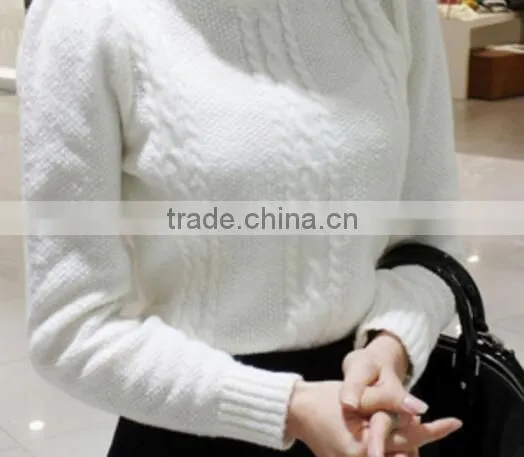 Fashion Leisure Knitted Sweater Collar Shrug Lotus Leaf Base photo-3
