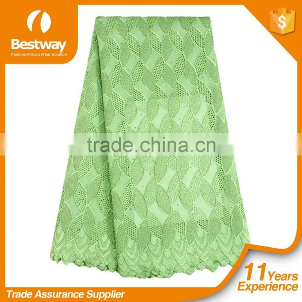 Newest Arrival Swiss Voile Lace Dress Making Lace Fabric photo-3