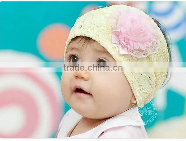 Fabric Lace Baby Head Band