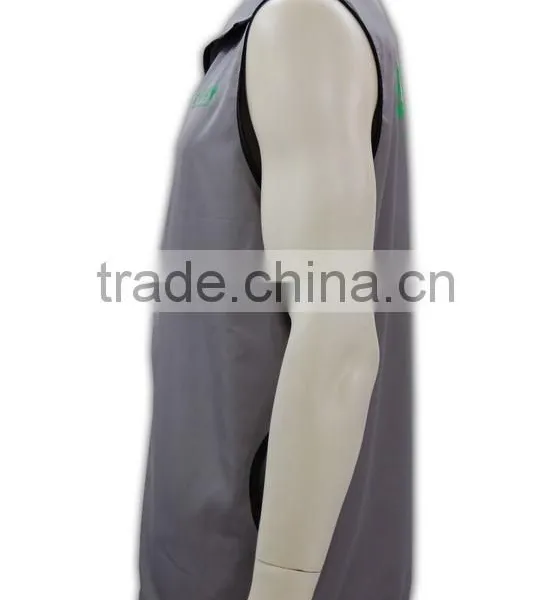 China Manufactory High Quality Latest Zip Multi Pocket Workwear Vest photo-2