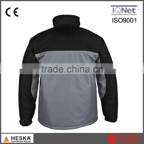 EN343 Custom Work Wear Mens Waterproof Winter Parka Jacket With Seam Tape photo-4