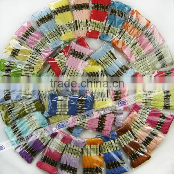 Wholesale Hot Threads 12 Pieces Embroidery Floss 100% Egyptian Cotton Cross Stitch Thread photo-4
