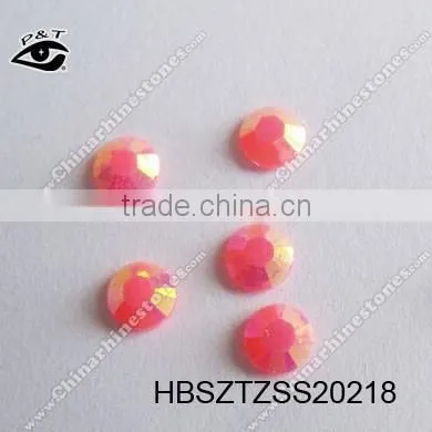 Hot Fix Rhinestone Epoxy Rhinestone SS20 Pink AB Color for Clothing photo-3