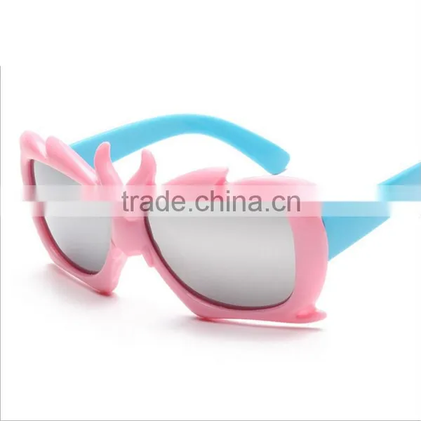 Cheap Cute Cartoon Plastic Children Party UV Proof Photochromic Sunglass photo-2