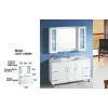 Mdf Bathroom Vanities With Double Bowl photo-3