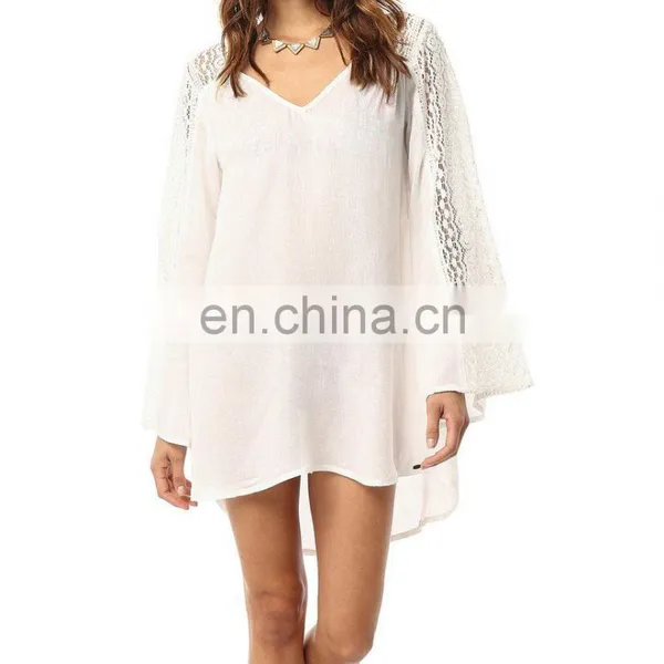 C2 Crochet Trim Cover-Up Ladies Beach Kaftan photo-3