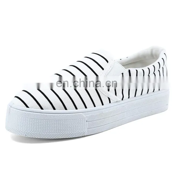 Wholesale Leisure Shoes Canvas High Heel Sneakers photo-6