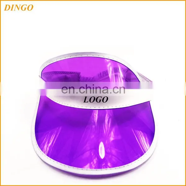 plastic sun visor cap transparent wholesale