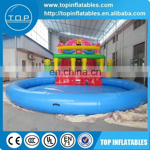 Best Selling 0.55mm PVC Tarpaulin Jumping Castles Inflatable Water Slide photo-2
