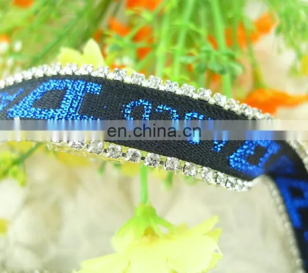New Design Hot Fix Rhinestone Tirmming With Glue photo-3