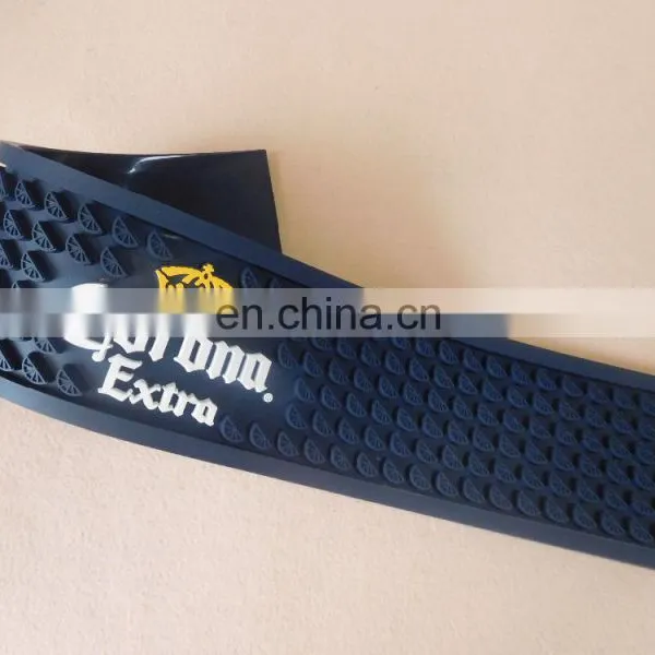 Pvc Brand Logo Bar Mat With Different Color photo-2