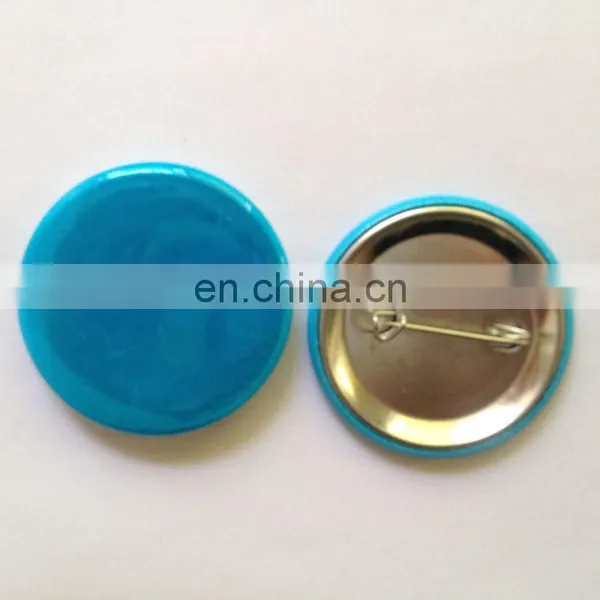 Fashion Round Shape Custom Made Reflective PVC Button Tin Badge photo-3