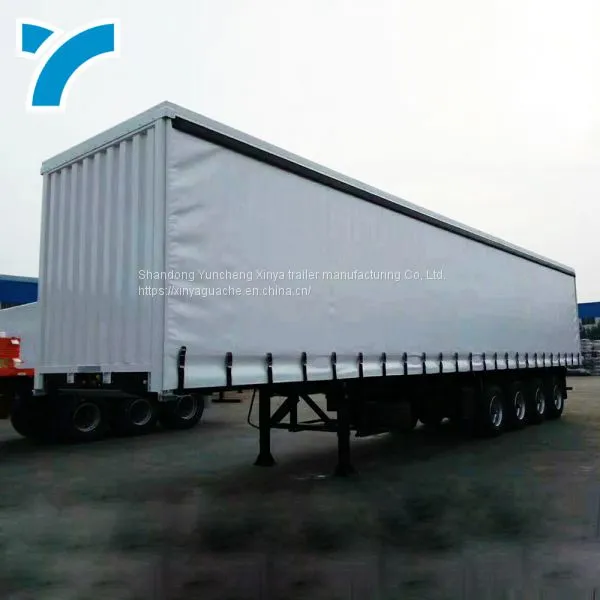 Curtain Side Van Cargo Semi Trailer Curtain Cargo Box Curtain Side Trailer photo-2