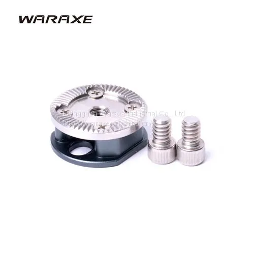 WARAXE 31.7MM DIAMETER M6 SCREW THREAD ARRI STANDARD MULTI-FUNCTION ROSETTE MOUNT 2622